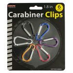 Carabiner Clips Set (Option: Black,Blue,Gold,Purple,Silver)